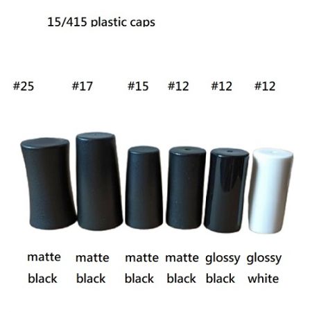 Nail Polish Plastic Caps for Glass Bottles with 15/415 neck