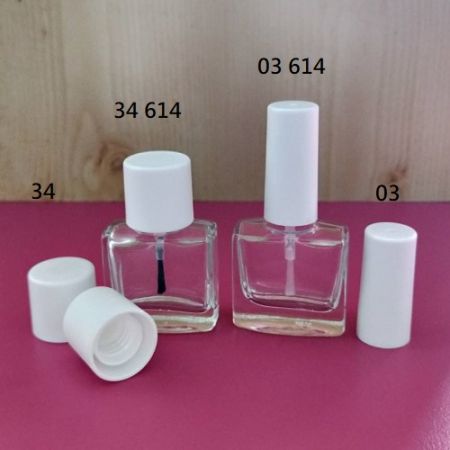 Matte White Plastic Caps for 13/415 bottles