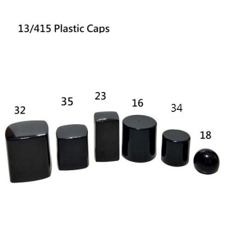 13/415 Nail Polish Plastic Caps for Glass Bottles with 13/415 neck