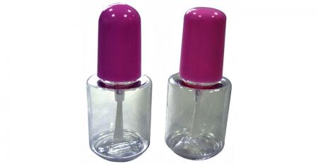 Bouteilles en plastique pour vernis à ongles - 02AD3 - 01AD3 : Flacon rond en plastique de 7 ml pour vernis à ongles à base d'eau
