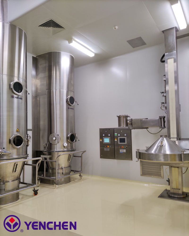 150kg Granulation line case Pharmaceutical Manufacturing & Processing