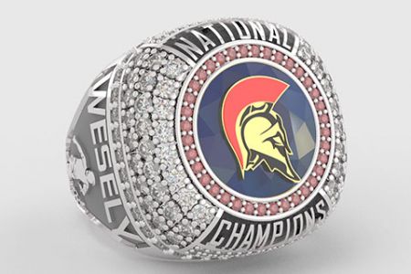 Football Championship Team Name Jewelry Ring - Customized Football Team Logo Championship Rings