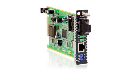 10/100Base-TX to 100Base-FX In-Band Managed Converter Card - 10 / 100Base-TX to 100Base-FX In-Band Managed Converter Card.