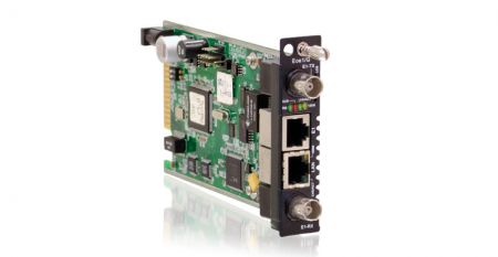 Ethernet over E1 Converter with In-Band Management - Ethernet over E1 Converter with In-Band Management