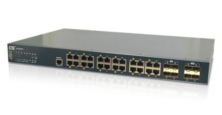 10G Managed Ethernet Switch - 4 ports 10G SFP+ Managed Ethernet Switch