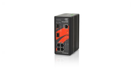 Industrial 4x RJ45 and 2x SFP Managed Fast Ethernet PoE Switch - Industrial 4 RJ45 and 2 SFP Managed Fast Ethernet PoE Switch.