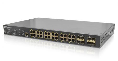 Layer 3 Managed GbE PoE Switch - Layer 3 24 ports  PoE 400W, GbE Managed Switch