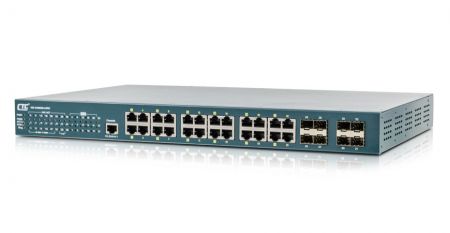 IGS-2408SM-24PH(right) Industrial Managed Gigabit Ethernet PoE Switch