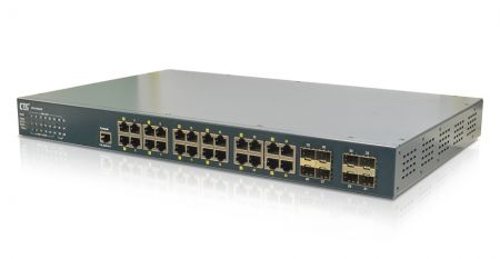 Gigabit Managed Ethernet Switch - Industrial 48 ports GbE Managed Ethernet Switch