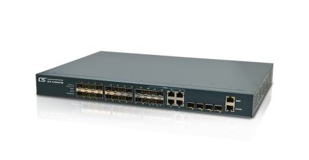 Gigabit Managed Ethernet Switch - Industrial 28 ports FE/GbE SFP with 4 ports GbE Combo Managed Ethernet Switch