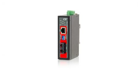 Industrial Media Converter - Industrial Unmanaged Fast Ethernet Media Converter (Compact size).