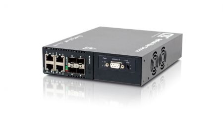 4x GbE/RJ45 and 4x 1G/SFP L2+ Carrier Ethernet Switch (NID) - 4x GbE / RJ45 + 4x 1G / SFP L2+ Carrier Ethernet Switch (NID).
