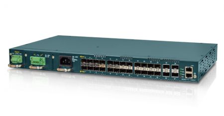 24× GbE/SFP + 4× 10G/SFP⁺ L2+ Carrier Ethernet Switch - 24× GbE/SFP + 4× 10G/SFP+ L2+ Carrier Ethernet Switch