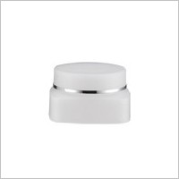 PP Square Cream Jar 15ml - SDF-15 Snowy White