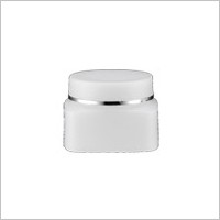 PP Square Cream Jar 30ml - SDF-50 Snowy White