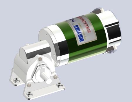 Engranaje helicoidal DIA80 con motor de soporte - Motor de engranaje helicoidal de CC WG80AN