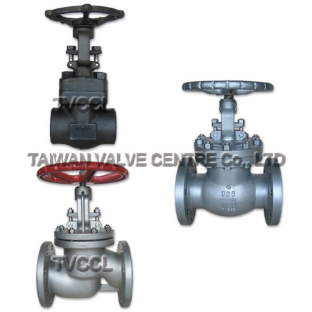 Globe Valve - A globe valve used for regulating flow in a pipeline.