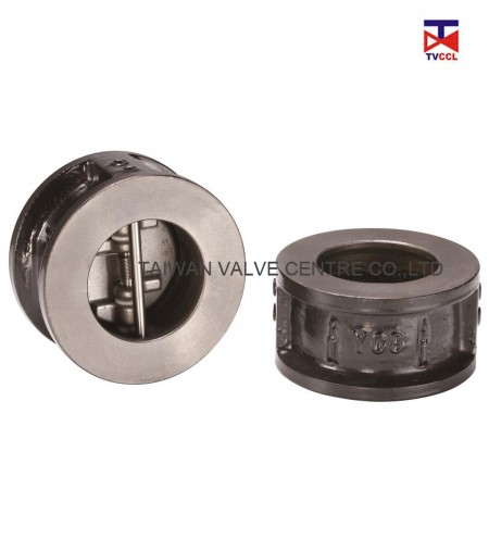 Válvula de retenção tipo wafer de placa dupla de ferro fundido - As válvulas de retenção de placa dupla são mais fáceis de instalar do que as válvulas de retenção tradicionais
