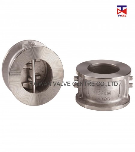 Válvula de retenção tipo wafer de placa dupla de aço inoxidável - As válvulas de retenção de placa dupla são mais fáceis de instalar do que as válvulas de retenção tradicionais