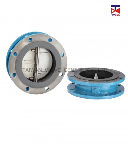 Dual Plate Flange Type Check Valve with Full Rubber - Flange check valve with full rubber Design.