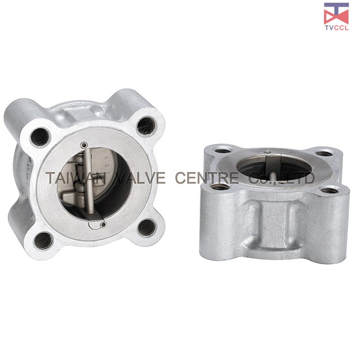 Dual Plate Full Lug Type Check Valve With Retainerless Solid lug