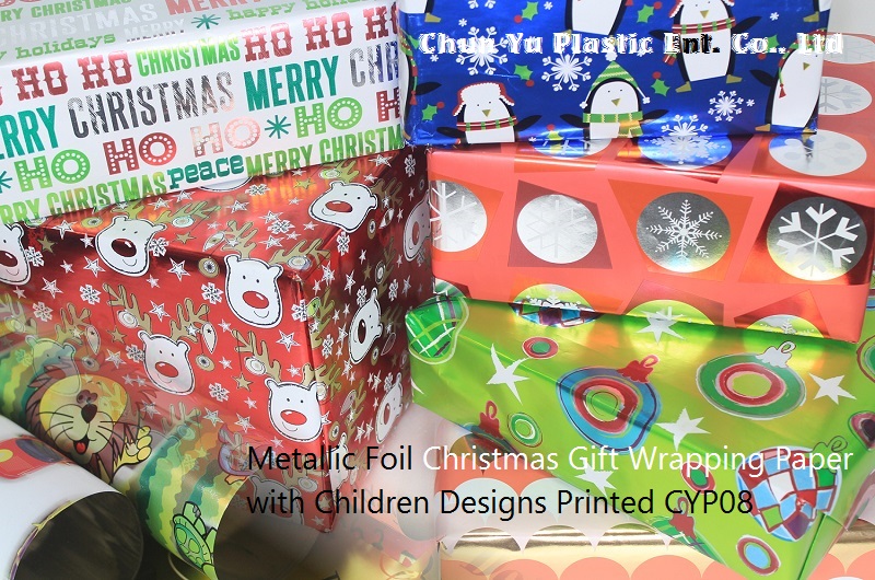 Kertas pembungkus Kado Anti Intip Keputihan Tinggi dengan desain Natal yang dicetak untuk musim liburan.