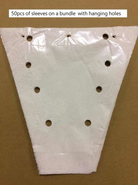 Lace CPP flower packaging bag with vent holes