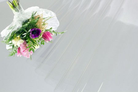 BOPP Film Clear Plain Tanpa Cetak Pembungkus Bunga & Pembungkus Kado - Clear Cellophane BOPP Flower Wrapping dalam Roll & Sheet