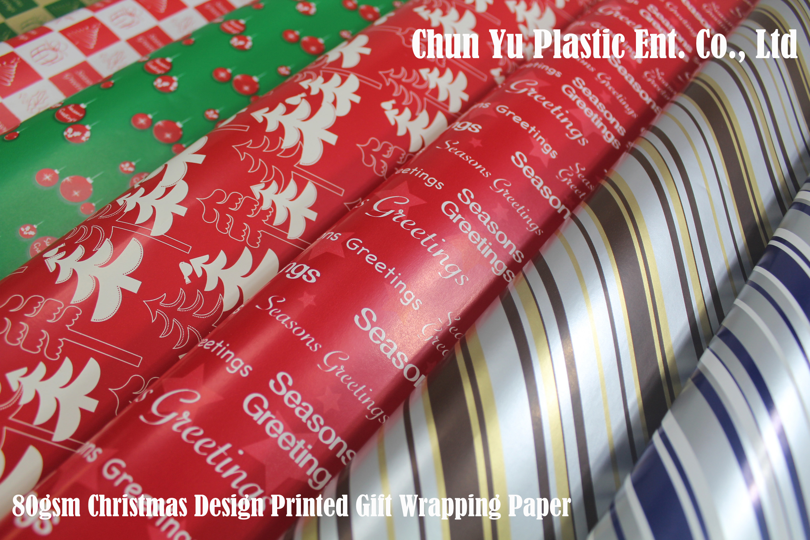 Supplier of Premium Quality Gift Wrapping Paper Chun Yu Plastic