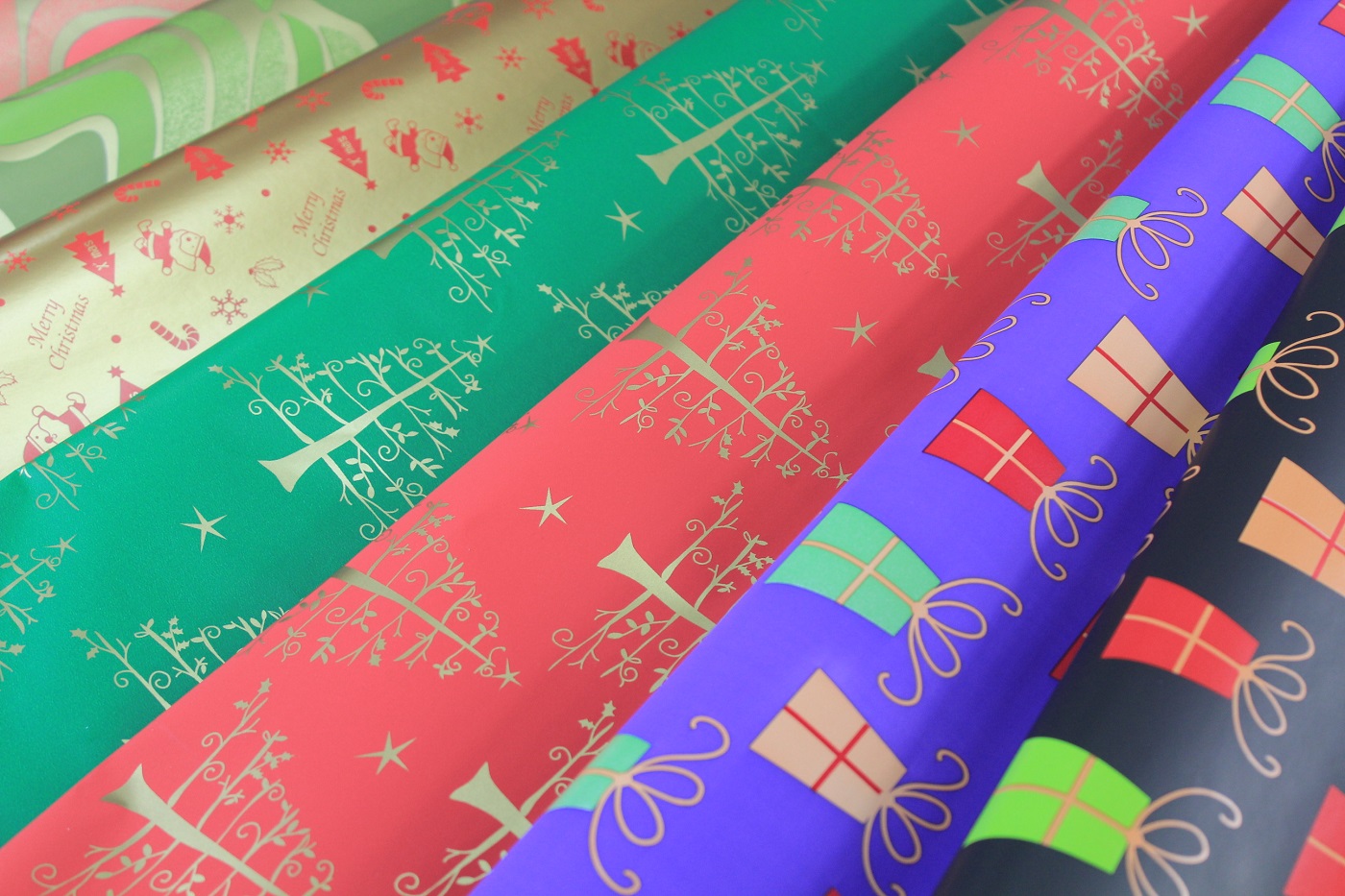 Metallic Paper With Design Printed Gift Wrapping Paper (Metallized