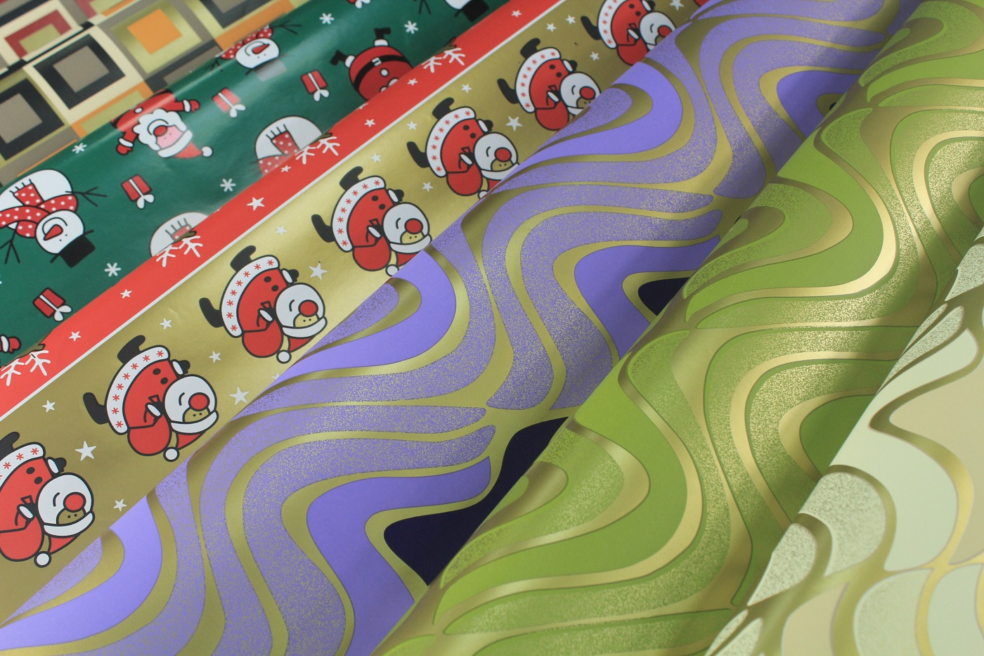 Metallic Paper With Design Printed Gift Wrapping Paper (Metallized Paper) Wrapping Paper