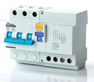 Residual Current Circuit Breaker with Overcurrent Protection - Shihlin Electric Disjuntor de corrente residual com proteção de sobrecorrente BHL