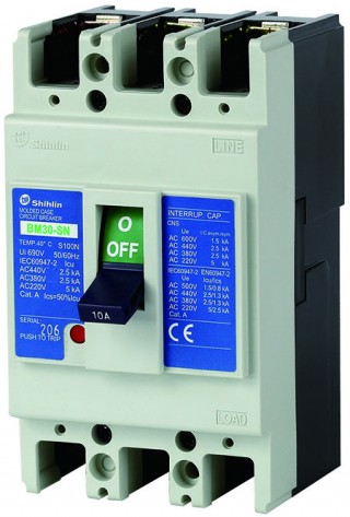 Автоматический выключатель в литом корпусе - Shihlin Electric Автоматический выключатель в литом корпусе BM30-SN