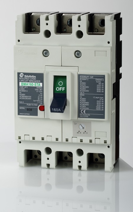 Автоматический выключатель в литом корпусе - Shihlin Electric Автоматический выключатель в литом корпусе BMA160