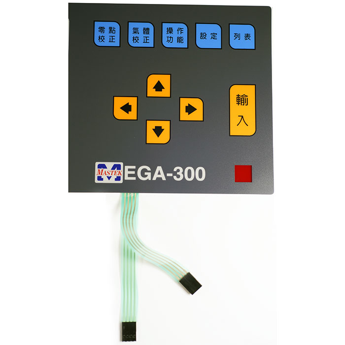 Equipment machine Membrane Switch keypad - Membrane switch with connector