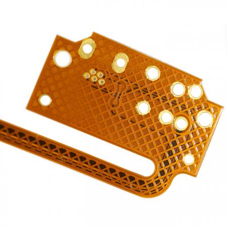 Plating gold Flexible Printed Circuit - सोना मढ़वाया दो तरफा एफपीसी।
