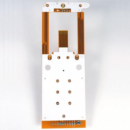 Circuitos impresos flexible con película de guía de luz - Circuitos impresos flexible adjunto con Mylar