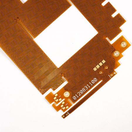 Circuit imprimé flexible de blindage ESD - FPC double face avec couche de blindage ESD.