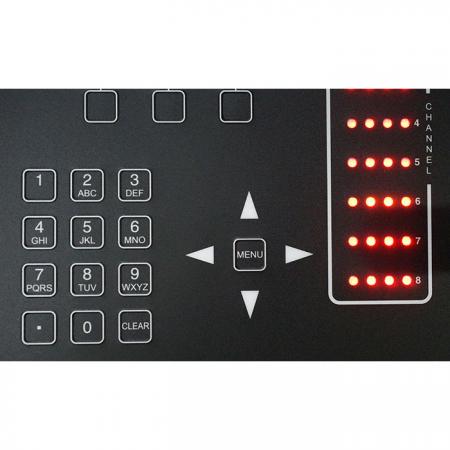 彈片式薄膜按鍵結合LED燈 - 按壓觸感加強式薄膜按鍵。