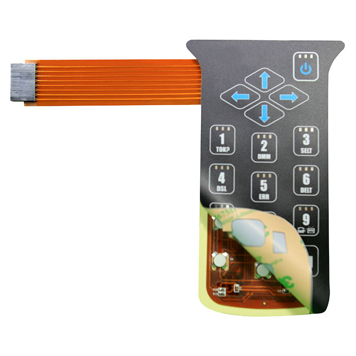 FPC Membrane waterproof frame PET membrane Keypad, PI membrane switch