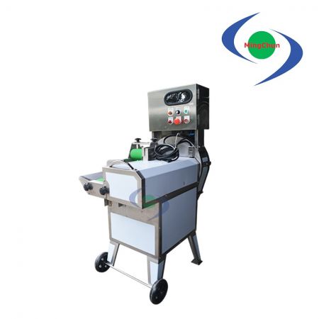 Leafy Vegetable Cutting Chopping Machine AC 220V 1/2HP 1/4HP - The machine can cut ingredients into cubes, pieces and strips.