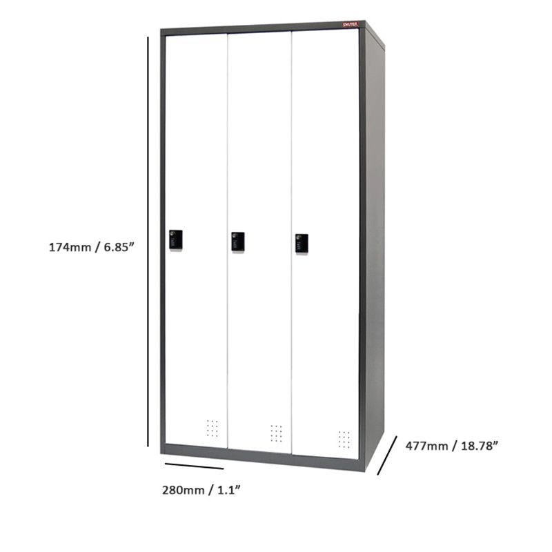 Dimension of metal locker