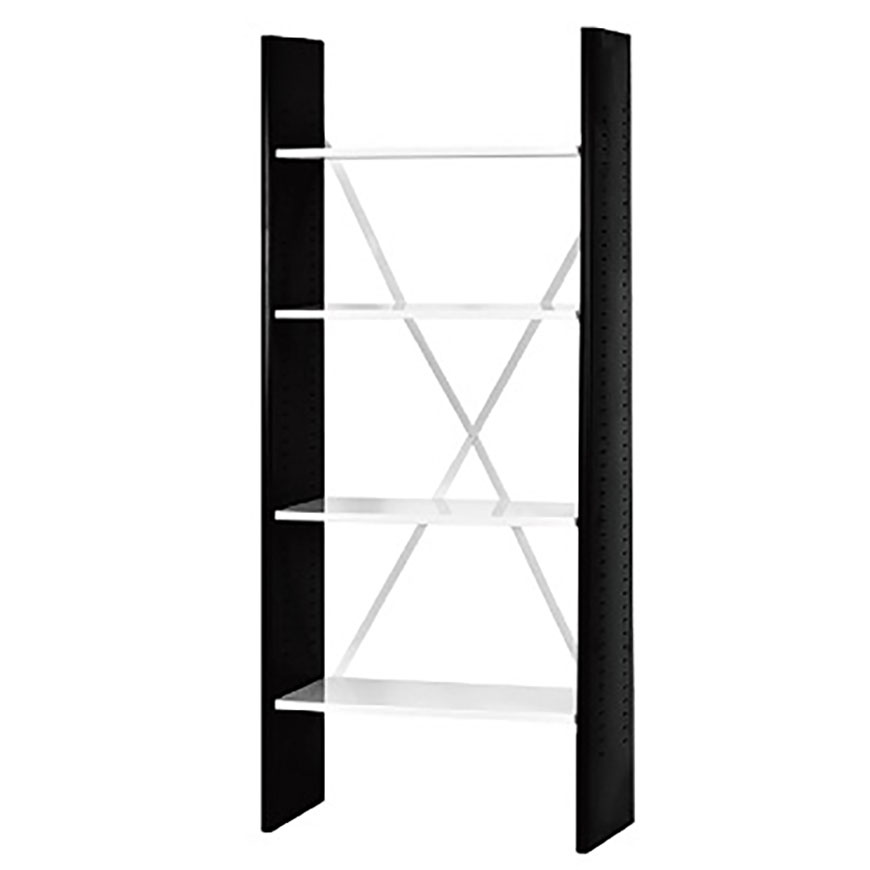 4つの調節可能な棚が付いているオフィスの本棚 幅75cm ツール ワークスペースストレージソリューション Shuter