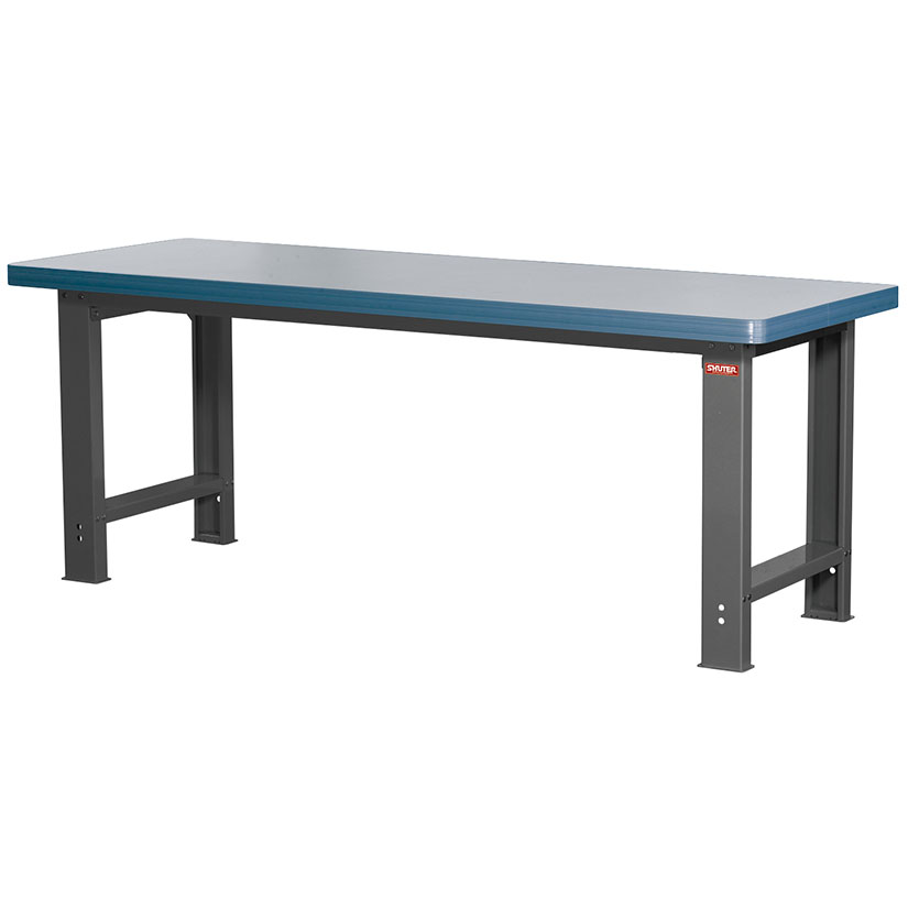 SHUTER combines a sturdy steel frame with a great selection of worktop materials to bring you the ultimate workbench.