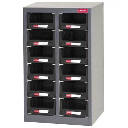 ESD Antistatic Metal Storage Tool Cabinet for Electronic Devices - 12 Deep Drawers in 2 Columns