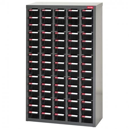 ESD Antistatic Metal Storage Tool Cabinet for Electronic Devices - 75 Drawers in 5 Columns - Protect your static-sensitive items with a SHUTER industrial ESD storage cabinet.