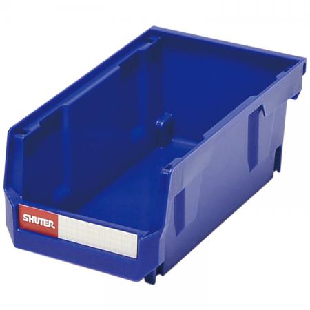 0.8L Stacking, Nesting & Hanging Bin for Parts Storage - Innovative non-toxic PP plastic hanging and stacking bins for factory, office, or retail use.