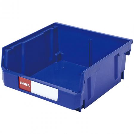 6.4L Stacking, Nesting & Hanging Bin for Parts Storage - Strong, carefully designed hanging bins with handy divider for even more storage space.