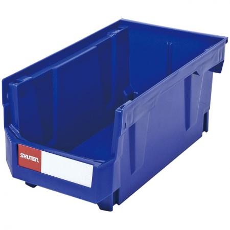9.6L Stacking, Nesting & Hanging Bin for Parts Storage - A 30 kg weight capacity hanging bin for storing plastic or metal parts.