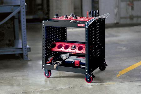 CNC Tool Cart - SHUTER산업용 보관 설정을 위한 절단 홀더가 있는 CNC 도구 카트
